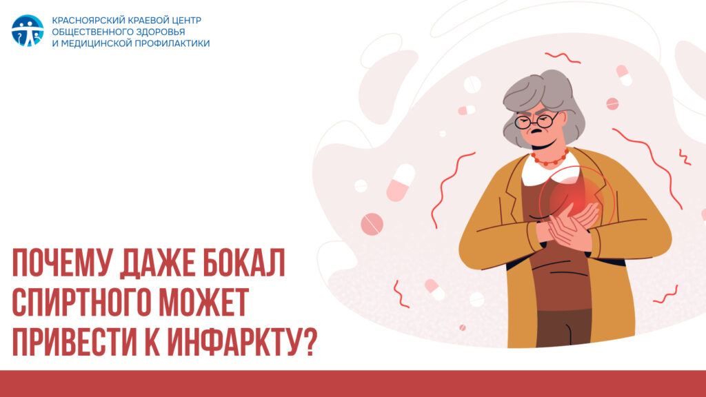 Почему даже бокал спиртного может привести к инфаркту